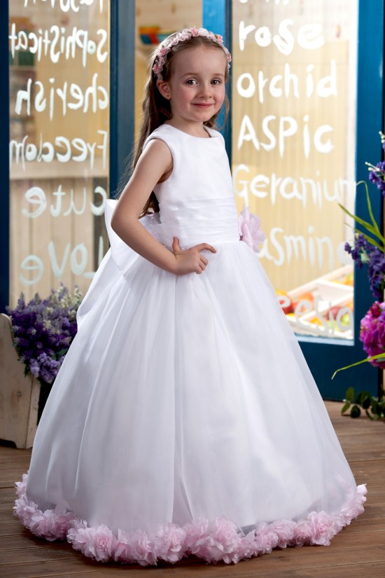 Ball Gown Floor-Length Handmade Flowers Flower Girl Dresses 2050003 Ball Gown Floor-Length Handmade Flowers Flower Girl Dresses 2050003