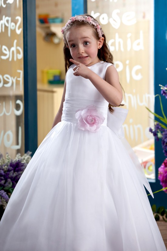 Ball Gown Floor-Length Handmade Flowers Flower Girl Dresses 2050003 Ball Gown Floor-Length Handmade Flowers Flower Girl Dresses 2050003