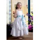 A-Line Spaghetti Strap Ankle-Length Handmade Flowers Flower Girl Dresses 2050004