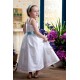 A-Line Spaghetti Strap Ankle-Length Handmade Flowers Flower Girl Dresses 2050004