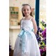 A-Line Spaghetti Strap Ankle-Length Handmade Flowers Flower Girl Dresses 2050004