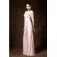 Sheath/Column Half Sleeve Beaded Long Chiffon Mother of the Bride Dresses M010023 Sheath/Column Half Sleeve Beaded Long Chiffon Mother of the Bride Dresses M010023