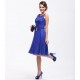 A-Line Beaded Short Chiffon Mother of the Bride Dresses M010025