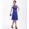 A-Line Beaded Short Chiffon Mother of the Bride Dresses M010025