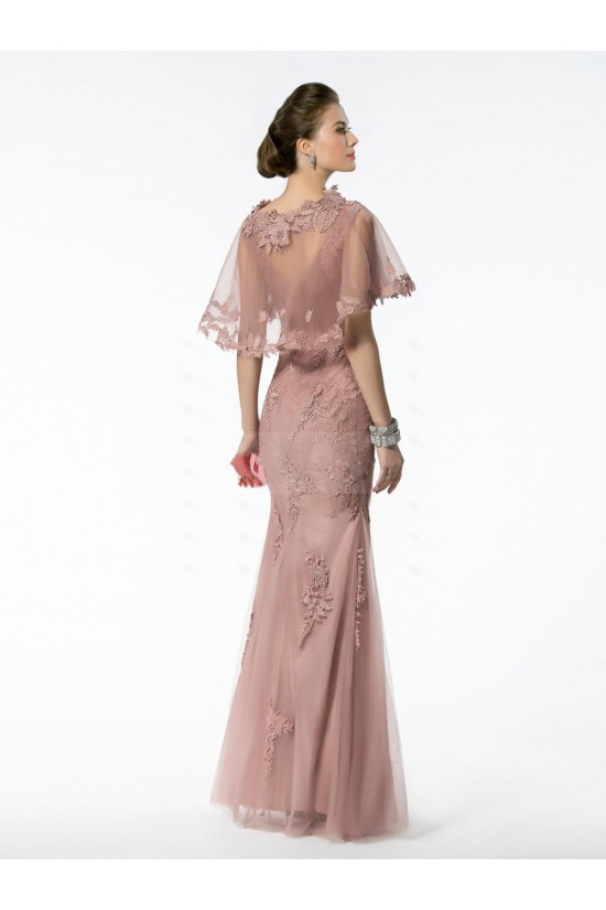 Trumpet/Mermaid Lace Applique Long Mother of the Bride Dresses M010026 Trumpet/Mermaid Lace Applique Long Mother of the Bride Dresses M010026