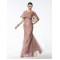 Trumpet/Mermaid Lace Applique Long Mother of the Bride Dresses M010026