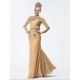 Trumpet/Mermaid Beaded Lace and Chiffon Long Mother of the Bride Dresses M010027