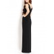 Sheath Long Black Mother of the Bride Dresses M010042