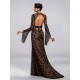 Trumpet/Mermaid Jewel Long Sleeve Black Lace Mother of the Bride Dresses M010048