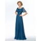 A-Line Beaded Short Sleeve Chiffon Mother of the Bride Dresses M010053 A-Line Beaded Short Sleeve Chiffon Mother of the Bride Dresses M010053