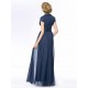 A-Line Deep V-Neck Cap-Sleeve Long Chiffon Mother of the Bride Dresses M010058 A-Line Deep V-Neck Cap-Sleeve Long Chiffon Mother of the Bride Dresses M010058