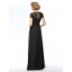 A-Line Beaded Lace and Chiffon Long Black Mother of the Bride Dresses M010061 A-Line Beaded Lace and Chiffon Long Black Mother of the Bride Dresses M010061