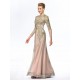 A-Line Jewel Long Sleeve Lace Mother of the Bride Dresses M010069 A-Line Jewel Long Sleeve Lace Mother of the Bride Dresses M010069