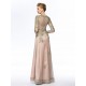 A-Line Jewel Long Sleeve Lace Mother of the Bride Dresses M010069 A-Line Jewel Long Sleeve Lace Mother of the Bride Dresses M010069