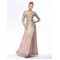 A-Line Jewel Long Sleeve Lace Mother of the Bride Dresses M010069