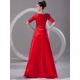 A-Line Off-the-Shoulder Half Sleeve Long Red Mother of the Bride Dresses M010081 A-Line Off-the-Shoulder Half Sleeve Long Red Mother of the Bride Dresses M010081