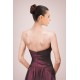 A-Line Strapless Beaded Applique Long Mother of the Bride Dresses with A Jacket M010090
