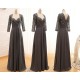 A-Line 3/4 Sleeve Lace and Chiffon Long Mother of the Bride Dresses M010099 A-Line 3/4 Sleeve Lace and Chiffon Long Mother of the Bride Dresses M010099