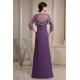 Elegant Sweetheart Floor-Length 3/4 Sleeve Chiffon Mother of the Bride Dresses with A Jacket 2040002