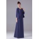 A-Line Square Floor-Length 3/4 Sleeve Beading Mother of the Bride Dresses with A Jacket 2040004