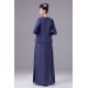 A-Line Square Floor-Length 3/4 Sleeve Beading Mother of the Bride Dresses with A Jacket 2040004