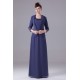 A-Line Square Floor-Length 3/4 Sleeve Beading Mother of the Bride Dresses with A Jacket 2040004