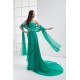 A-Line Strapless Sleeveless Court Train Beaded Chiffon Mother of the Bride Dresses with A Wrap 2040005