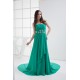A-Line Strapless Sleeveless Court Train Beaded Chiffon Mother of the Bride Dresses with A Wrap 2040005
