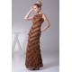 Bateau Sleeveless Tiered Chiffon Lace Mother of the Bride Dresses 2040007