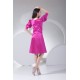 Beading Knee-Length Silk like Satin Sheath/Column Mother of the Bride Dresses 2040012