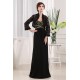 Beading Long Sleeves Floor-Length Sheath/Column Mother of the Bride Dresses with A Jacket 2040013