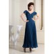 Beading Short Ankle-Length V-Neck Chiffon Silk like Satin Mother of the Bride Dresses 2040017 Beading Short Ankle-Length V-Neck Chiffon Silk like Satin Mother of the Bride Dresses 2040017