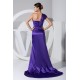 A-Line One-Shoulder Ruffles Brush Sweep Train Mother of the Bride Dresses 2040023