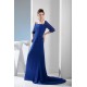 Brush Sweep Train Square Chiffon Long Blue Mother of the Bride Dresses 2040024 Brush Sweep Train Square Chiffon Long Blue Mother of the Bride Dresses 2040024