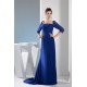 Brush Sweep Train Square Chiffon Long Blue Mother of the Bride Dresses 2040024 Brush Sweep Train Square Chiffon Long Blue Mother of the Bride Dresses 2040024