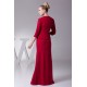 Buckle Mermaid/Trumpet 3/4 Length Satin Chiffon Mother of the Bride Dresses 2040025 Buckle Mermaid/Trumpet 3/4 Length Satin Chiffon Mother of the Bride Dresses 2040025