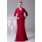 Buckle Mermaid/Trumpet 3/4 Length Satin Chiffon Mother of the Bride Dresses 2040025