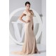 Chiffon Silk like Satin Puddle Train Short Sleeve V-Neck Mother of the Bride Dresses 2040031