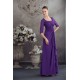 Elegant Half Elbow Length Floor-Length Square Chiffon Long Mother of the Bride Dresses 2040044