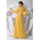 A-Line Long Sleeves V-Neck Floor-Length Beading Mother of the Bride Dresses 2040053