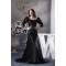 Ruffles Square 3/4 Length A-Line Court Train Mother of the Bride Dresses 2040064