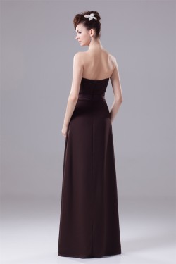 A-Line Satin Chiffon Beading Sleeveless Mother of the Bride Dresses 2040065