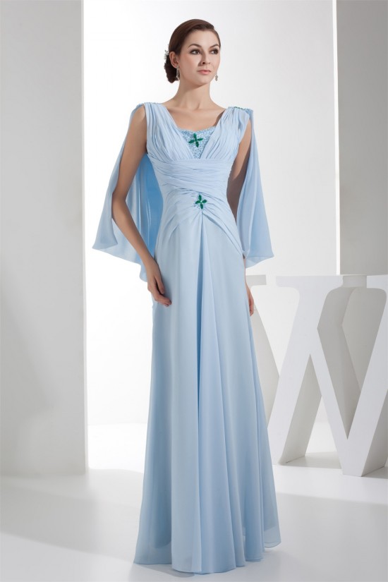 Sheath/Column Beading Chiffon Long Mother of the Bride Dresses 2040071 Sheath/Column Beading Chiffon Long Mother of the Bride Dresses 2040071