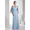 Sheath/Column Beading Chiffon Long Mother of the Bride Dresses 2040071