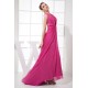 Sheath/Column Sleeveless Pleats Chiffon Silk like Satin Mother of the Bride Dresses 2040075