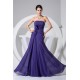 A-Line Strapless Sleeveless Ruffles Chiffon Mother of the Bride Dresses 2040095