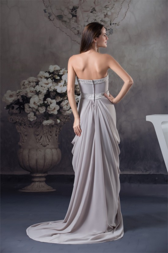 Sheath/Column Sweetheart Chiffon Puddle Train Long Mother of the Bride Dresses with A Jacket 2040096 Sheath/Column Sweetheart Chiffon Puddle Train Long Mother of the Bride Dresses with A Jacket 2040096