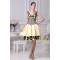 A-Line V-Neck Knee-Length Silk like Satin Sleeveless Mother of the Bride Dresses 2040102