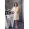 Sheath/Column V-Neck Beading Short Knee-Length Mother of the Bride Dresses 2040103