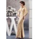 3/4 Sleeve Lace Floor-Length High-Neck Mother of the Bride Dresses 2040105